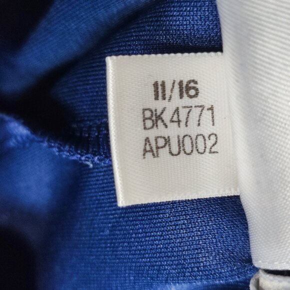 Adidas Climalite athletic shorts boys XL blue with 3 white stripes - Picture 7 of 16